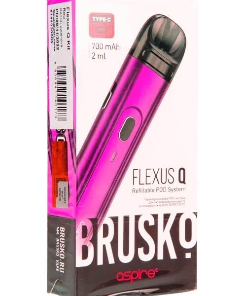 Купить Brusko Flexus Q 700 mAh 2мл (Фуксия)